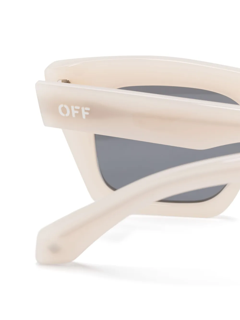 Off-White Eyewear Selma zonnebril Beige