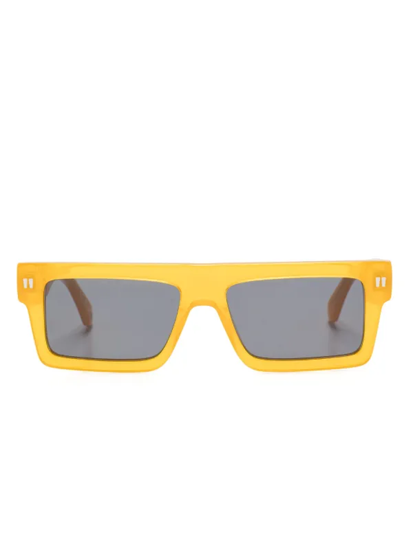 Off White CHANDLER Sunglasses YELLOW acetate Rectangular NEW OFF-WHITE SUNGLASSES YELLOW WOMEN EYEWEAR OFF-WHITE  main image 3