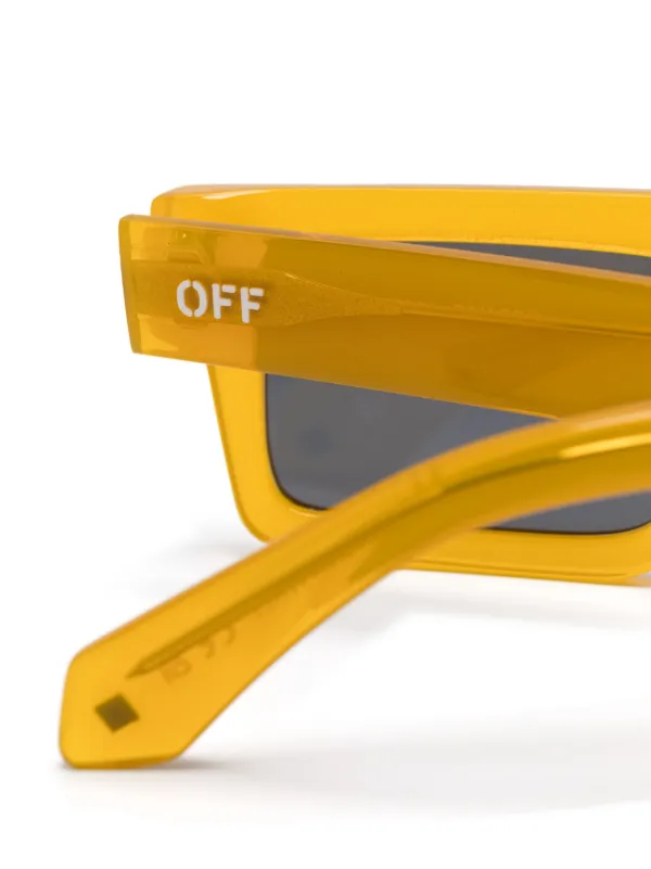 Off-White Eyewear Chandler Sunglasses | Yellow | FARFETCH display picture 1