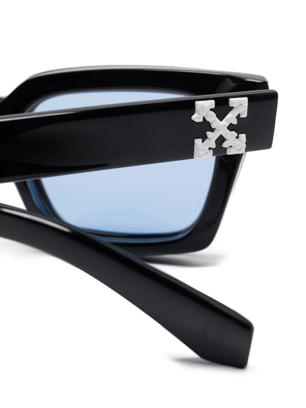 Off-White Eyewear Clip On bril Zwart
