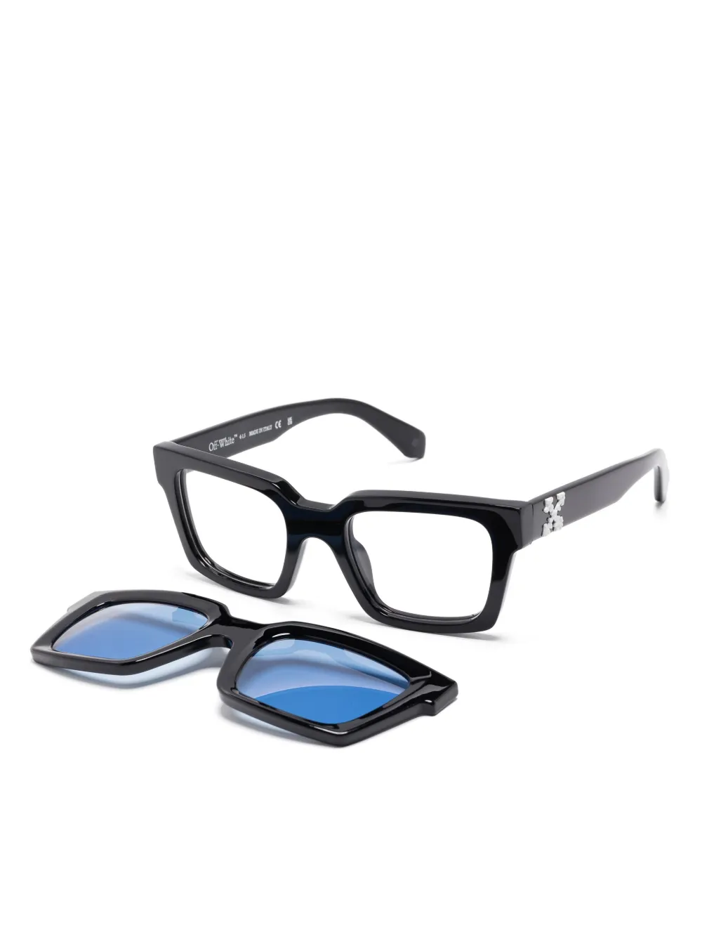 Off-White Eyewear lunettes de vue à clips solaires | Homme | Image 2