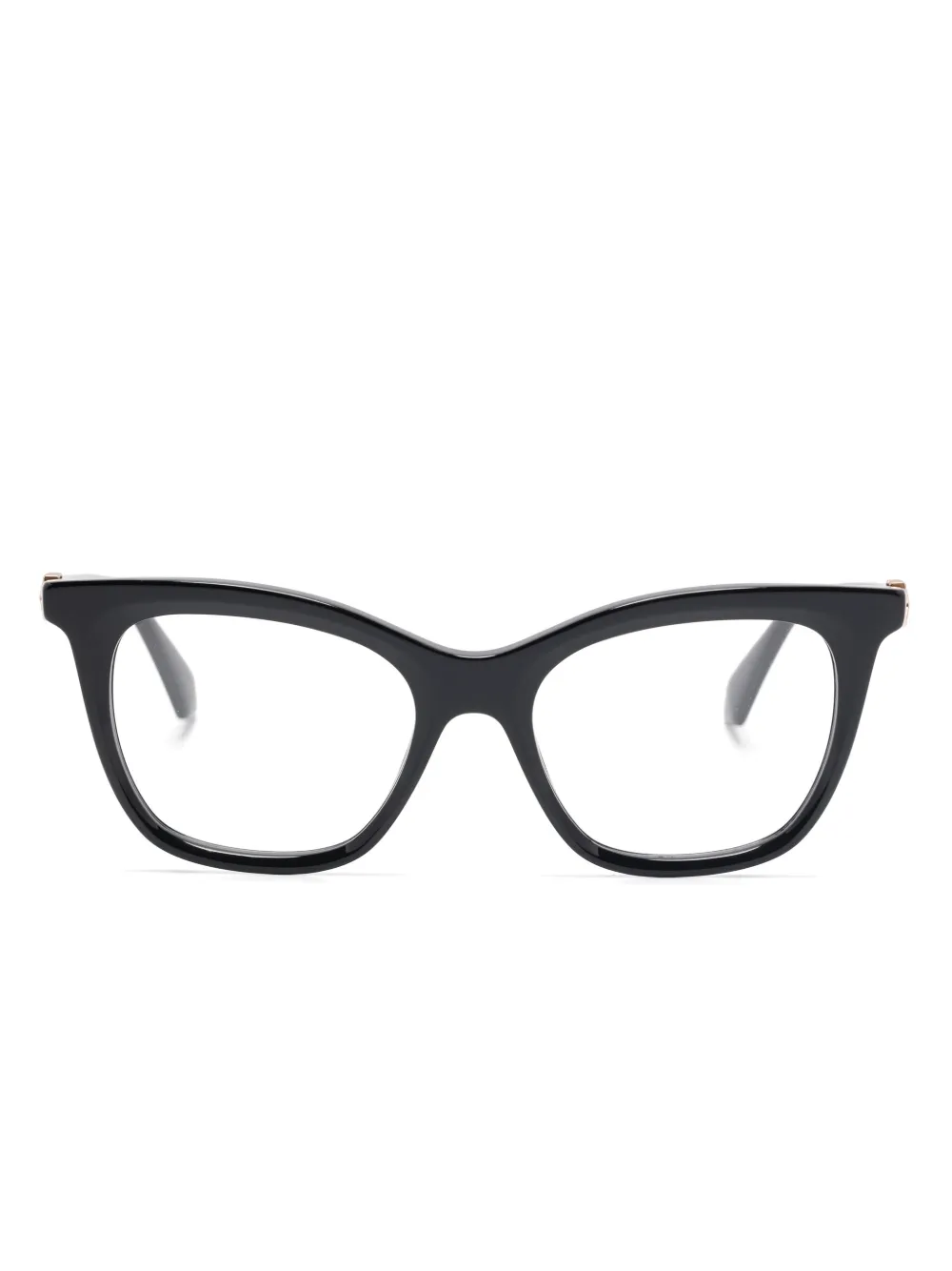 Off-White Eyewear Bril met logoplakkaat Zwart