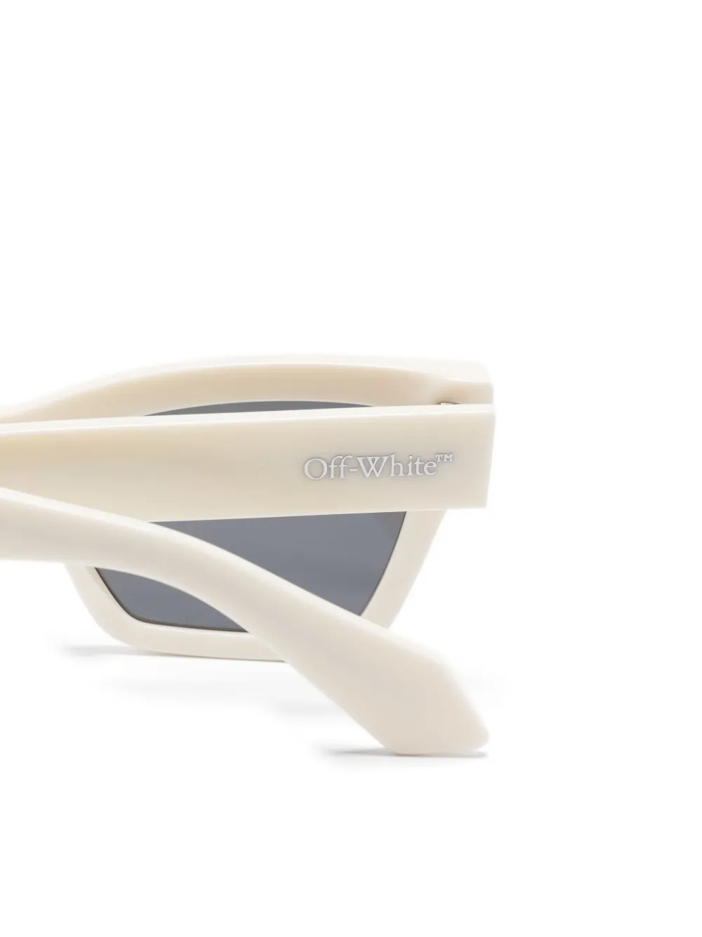 Off-White Eyewear Zonnebril met vierkant montuur Wit