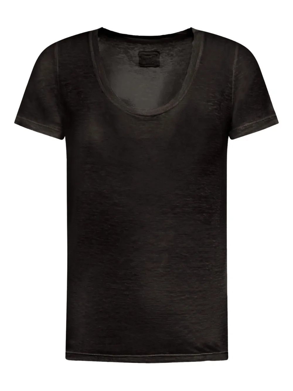 120% Lino リネン Tシャツ - ブラック 120% Lino リネン Tシャツ - ブラック