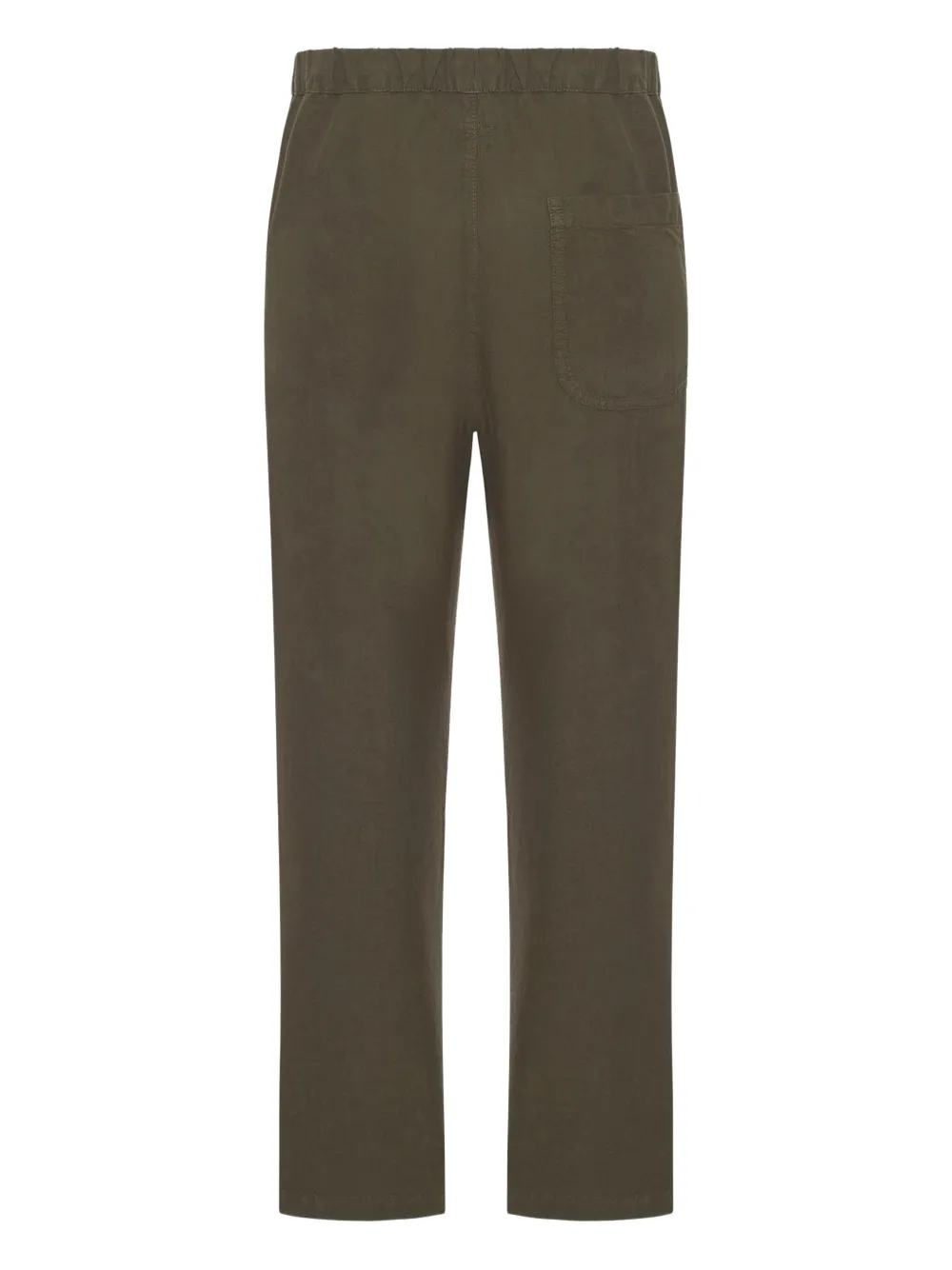 120% Lino Slim-fit broek - Groen