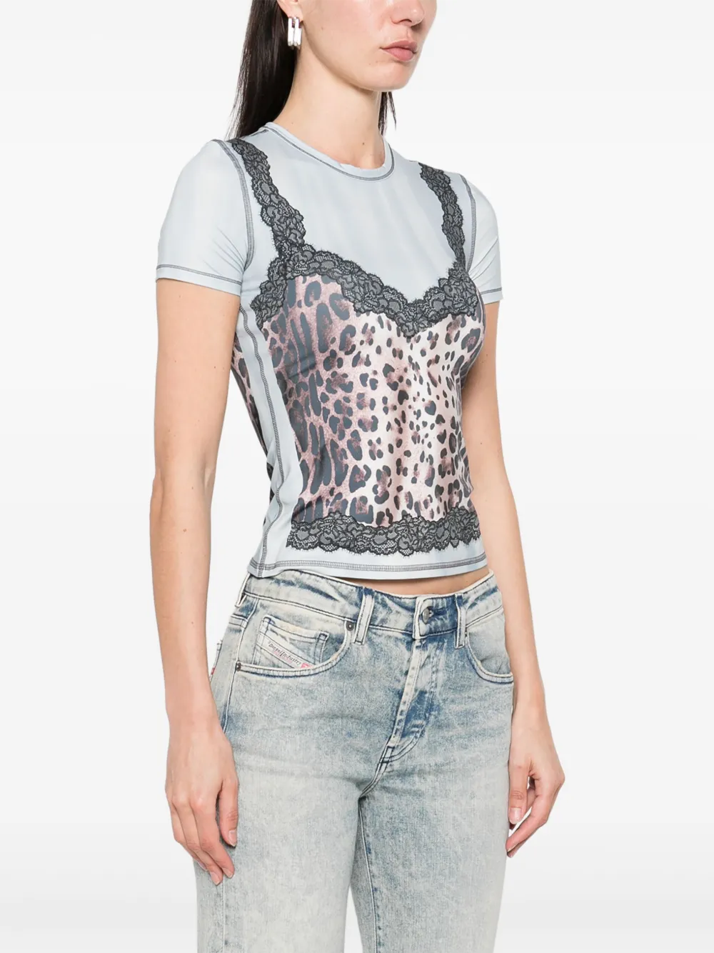 Diesel T-Ileni T-shirt Blauw