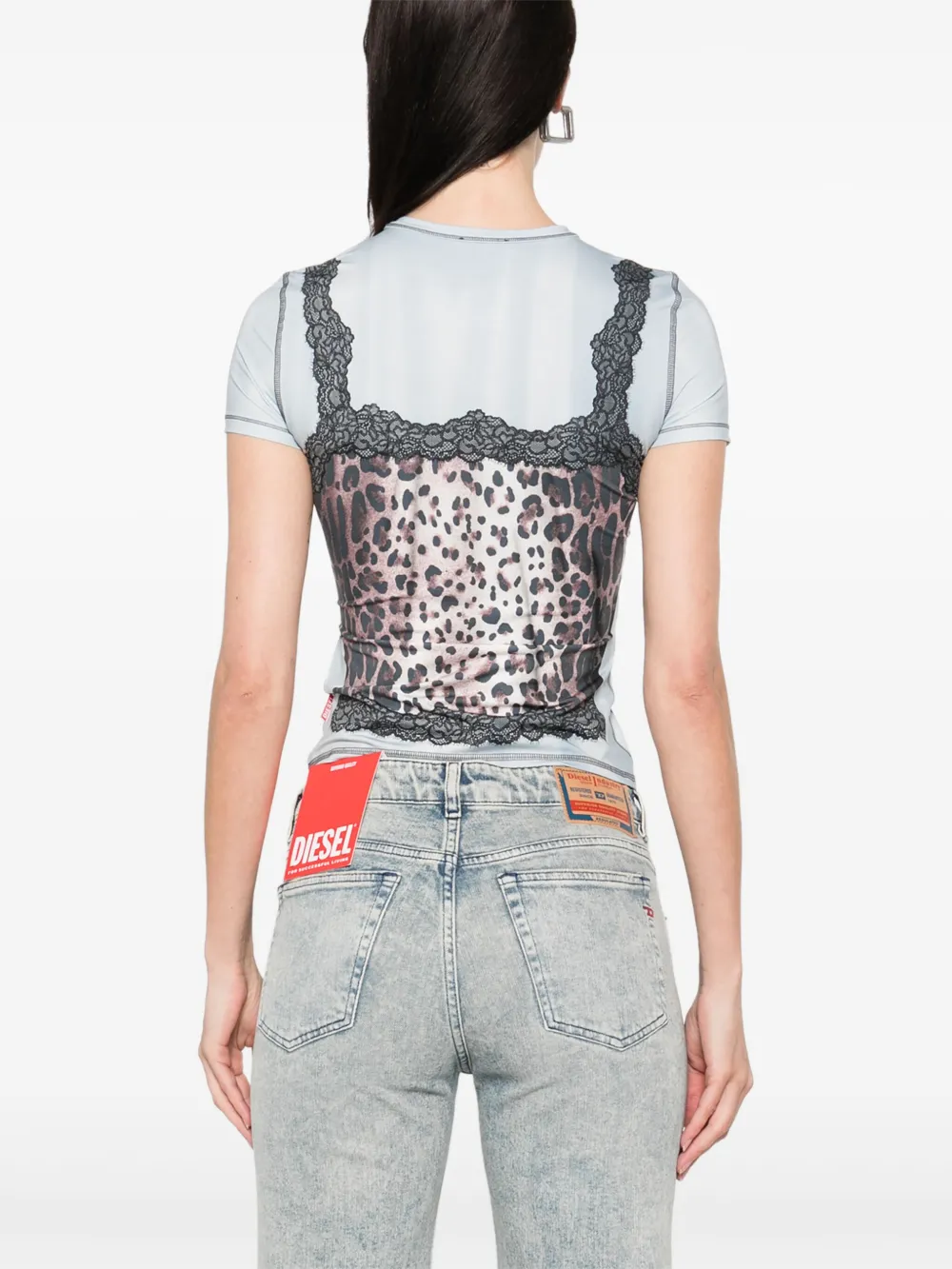 Diesel T-Ileni T-shirt Blauw