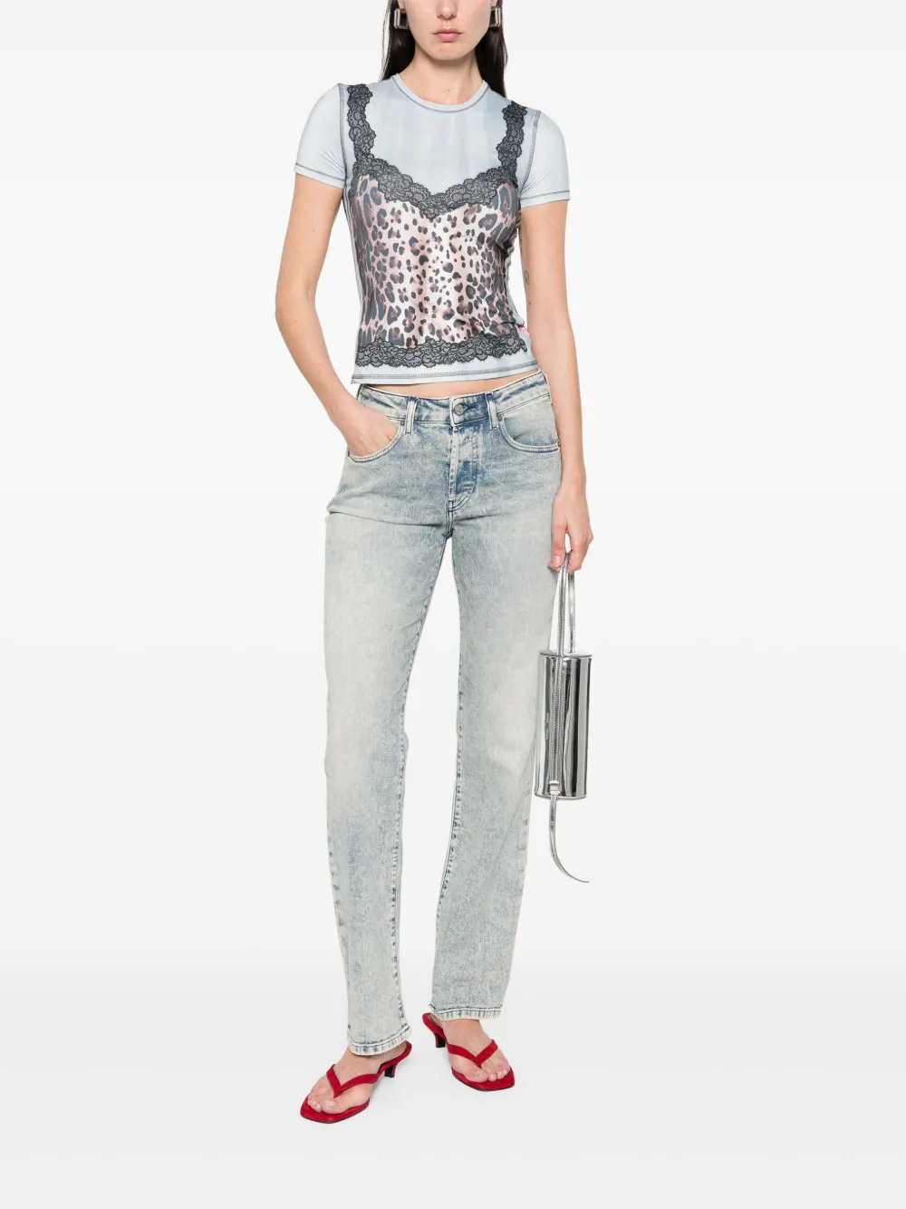Diesel T-Ileni T-shirt Blauw