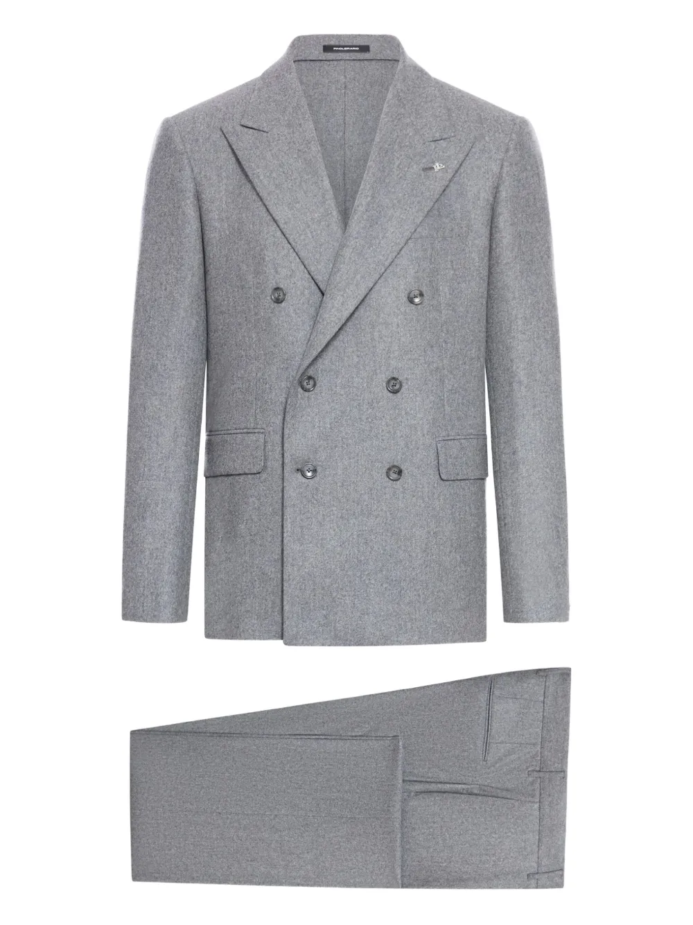 Tagliatore wool double-breasted suit | gris | Image 1