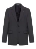 Tagliatore tailored wool blazer - Black