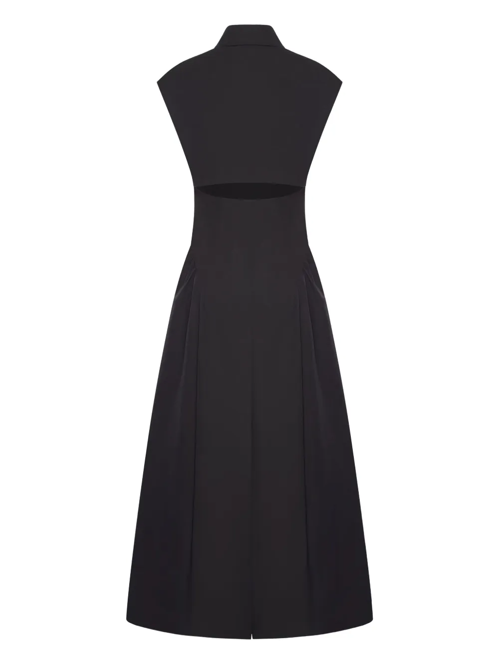 Sportmax cotton maxi dress - Zwart