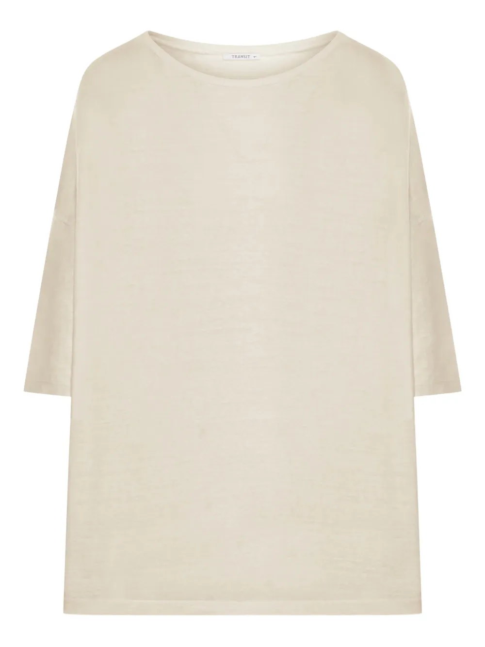 Transit Jersey oversized T-shirt Beige