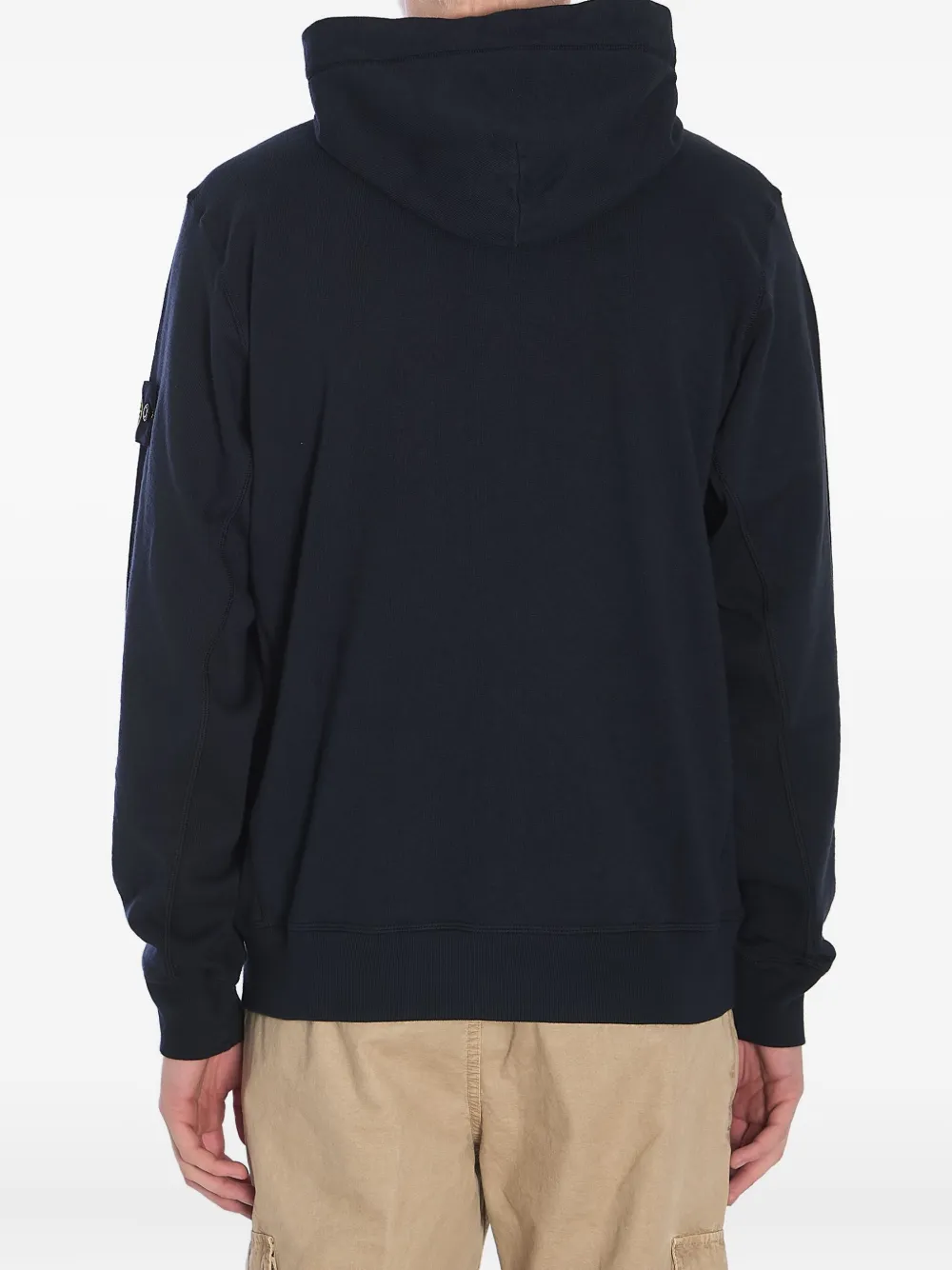 Stone Island Hoodie met rits Blauw
