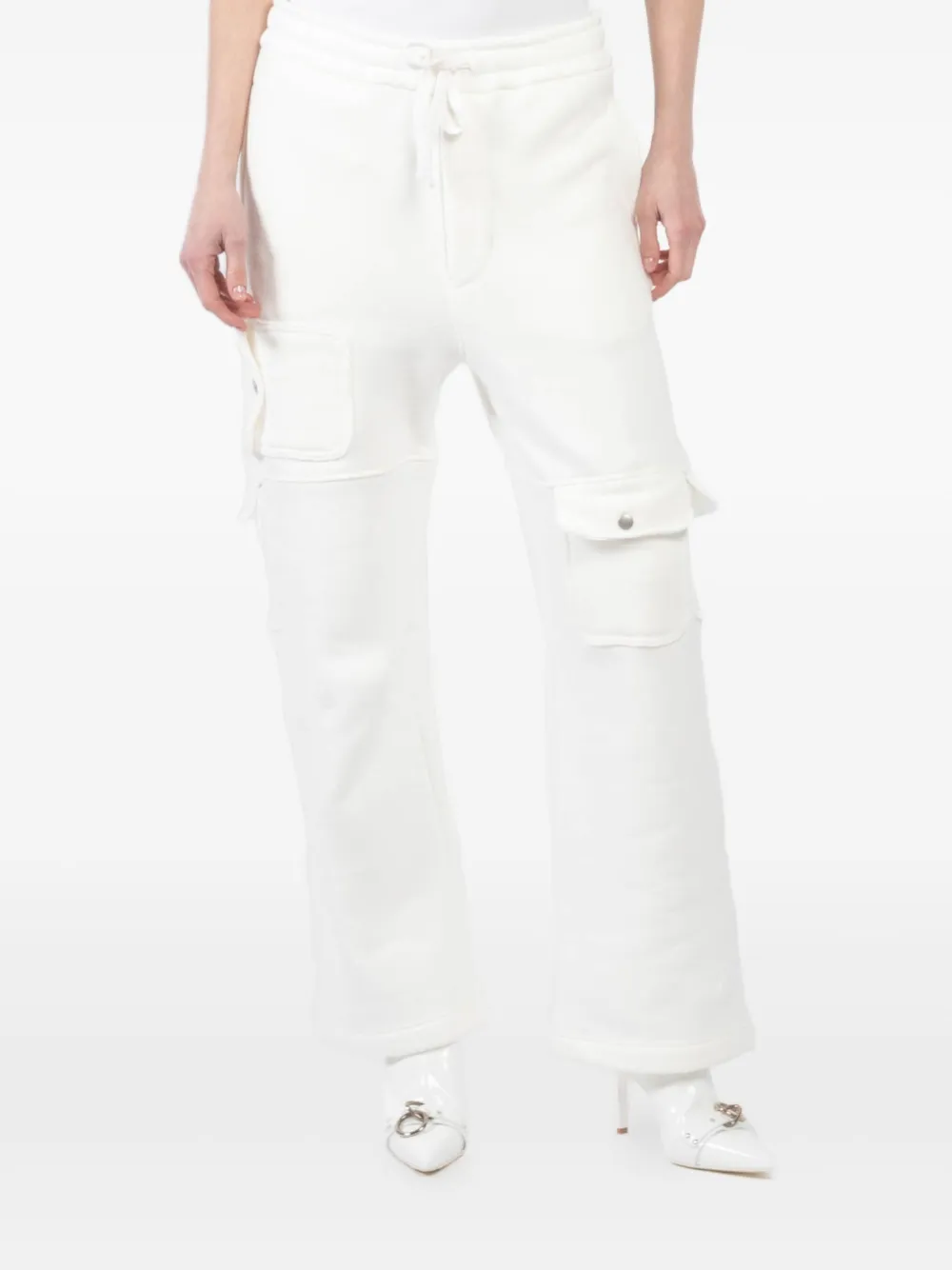 jersey cargo trousers
