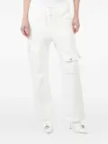 Aya Muse jersey cargo trousers - White