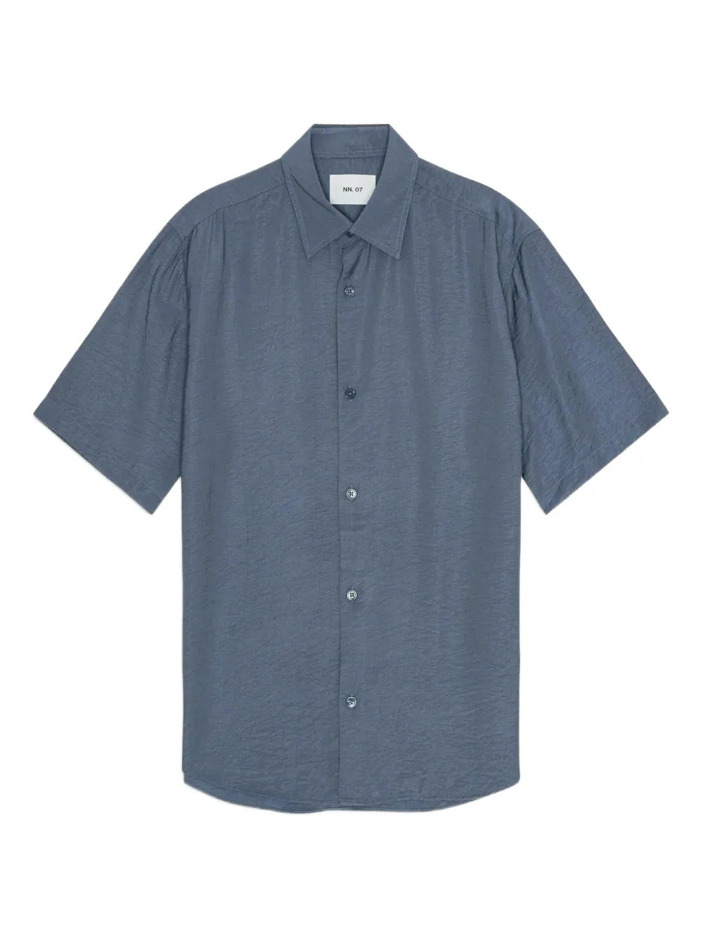 NN07 button-up short-sleeve shirt | Blue | Image 1