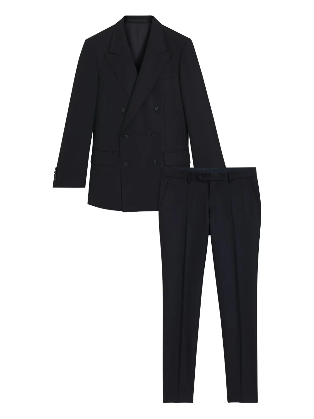 BOSS x David Beckham double-breasted suit | Blue | Image 1