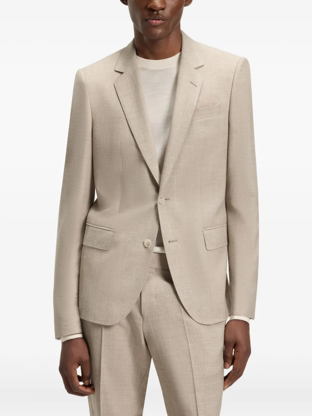 Hugo Boss X David Beckham Tailored Suit In Gray