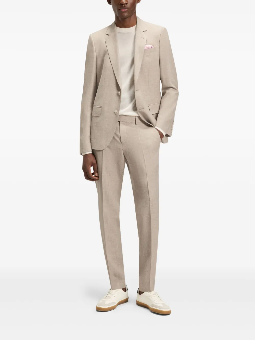 Hugo Boss X David Beckham Tailored Suit In Gray