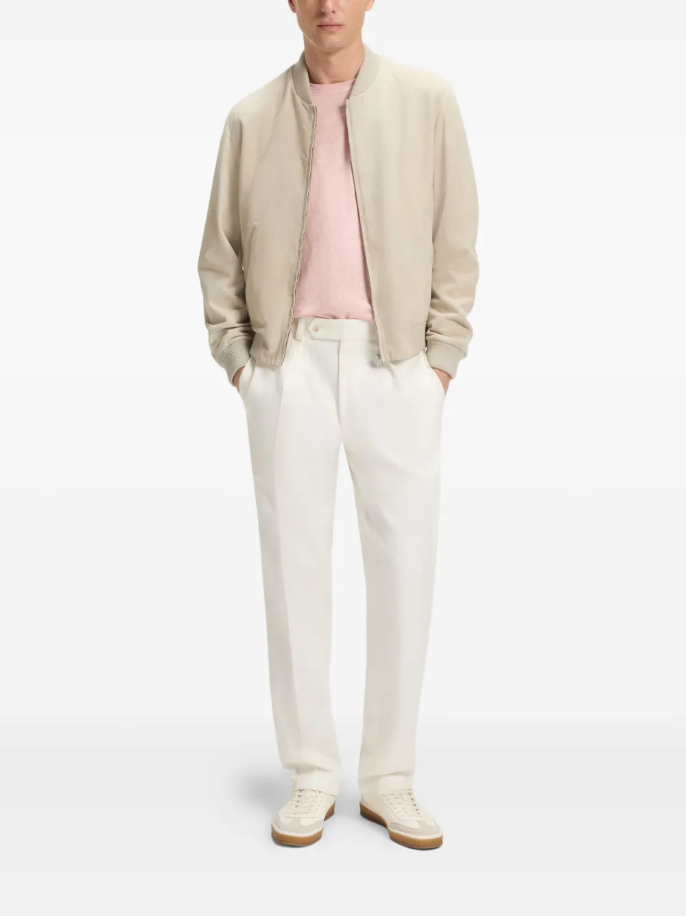 BOSS x David Beckham pantalon - Wit