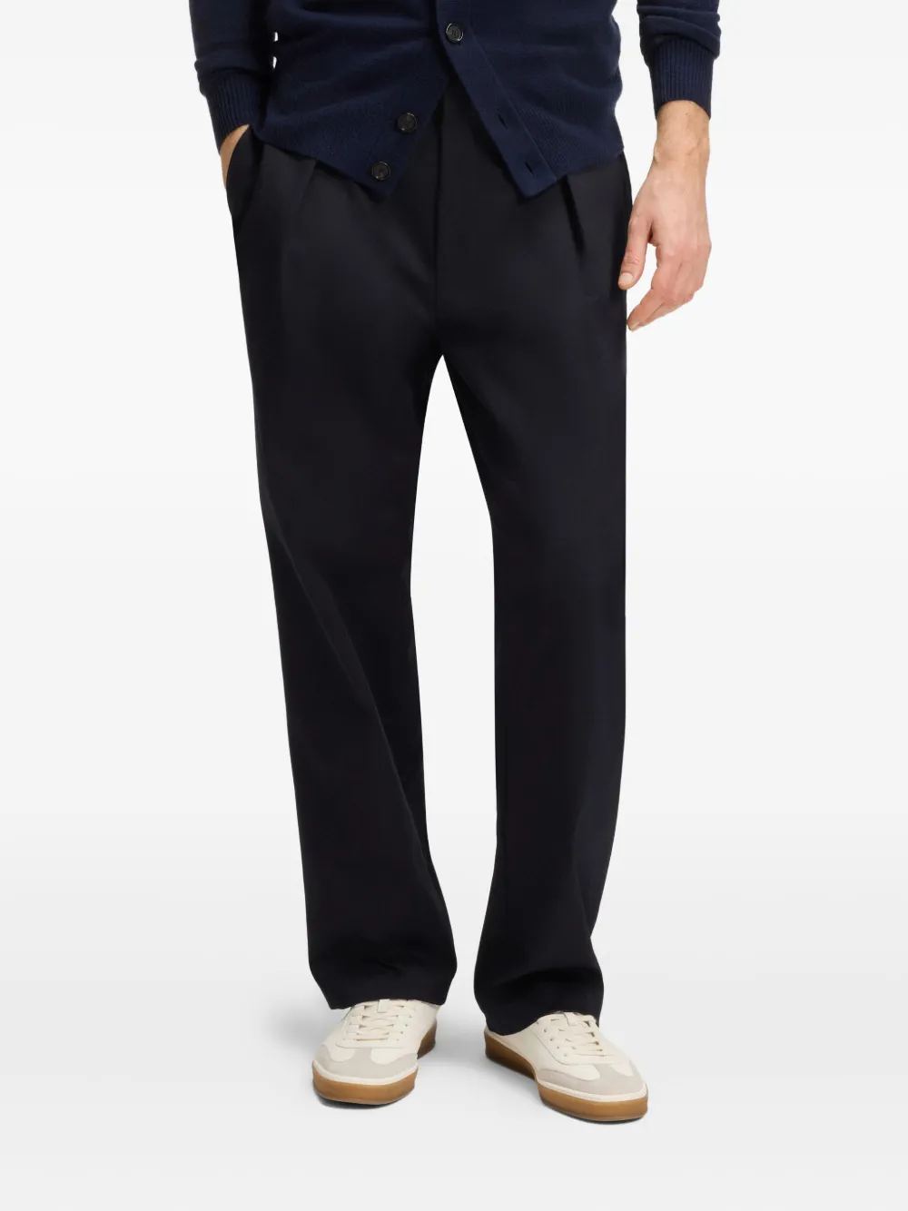 BOSS x David Beckham pantalon Blauw