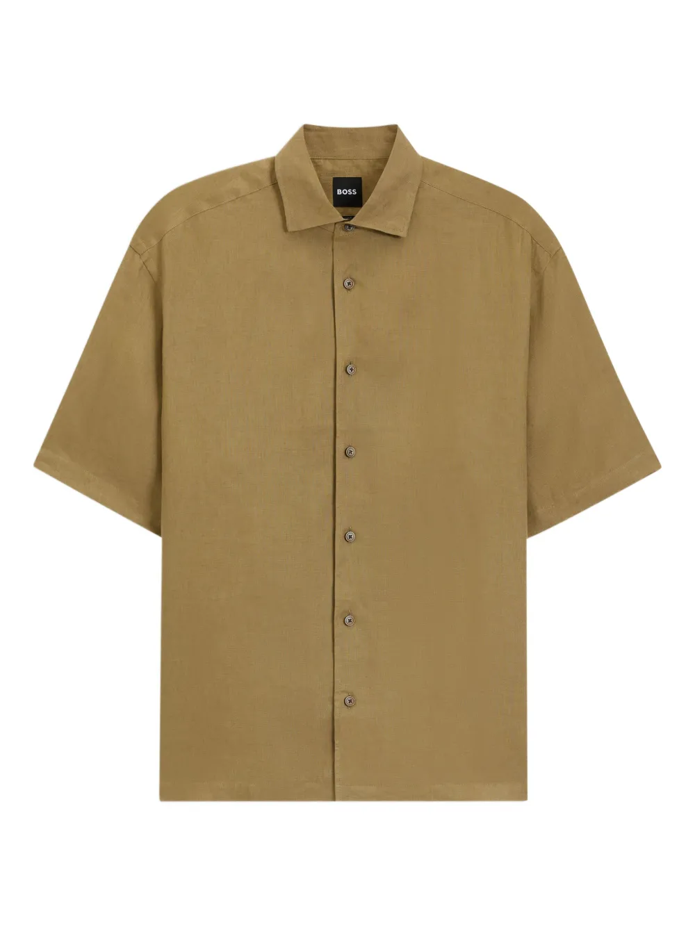 BOSS Camisa x David Beckham com abotoamento | Neutro | Image 1