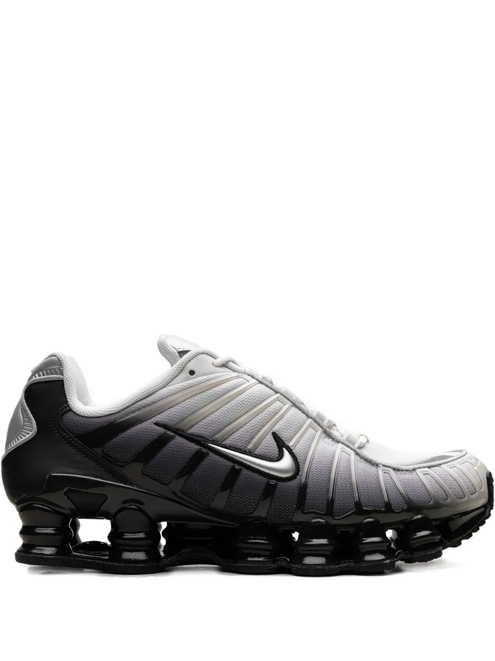 Nike Shox R4 "Black Vast Grey Bright darin Metallic Silver" sneakers Zilver