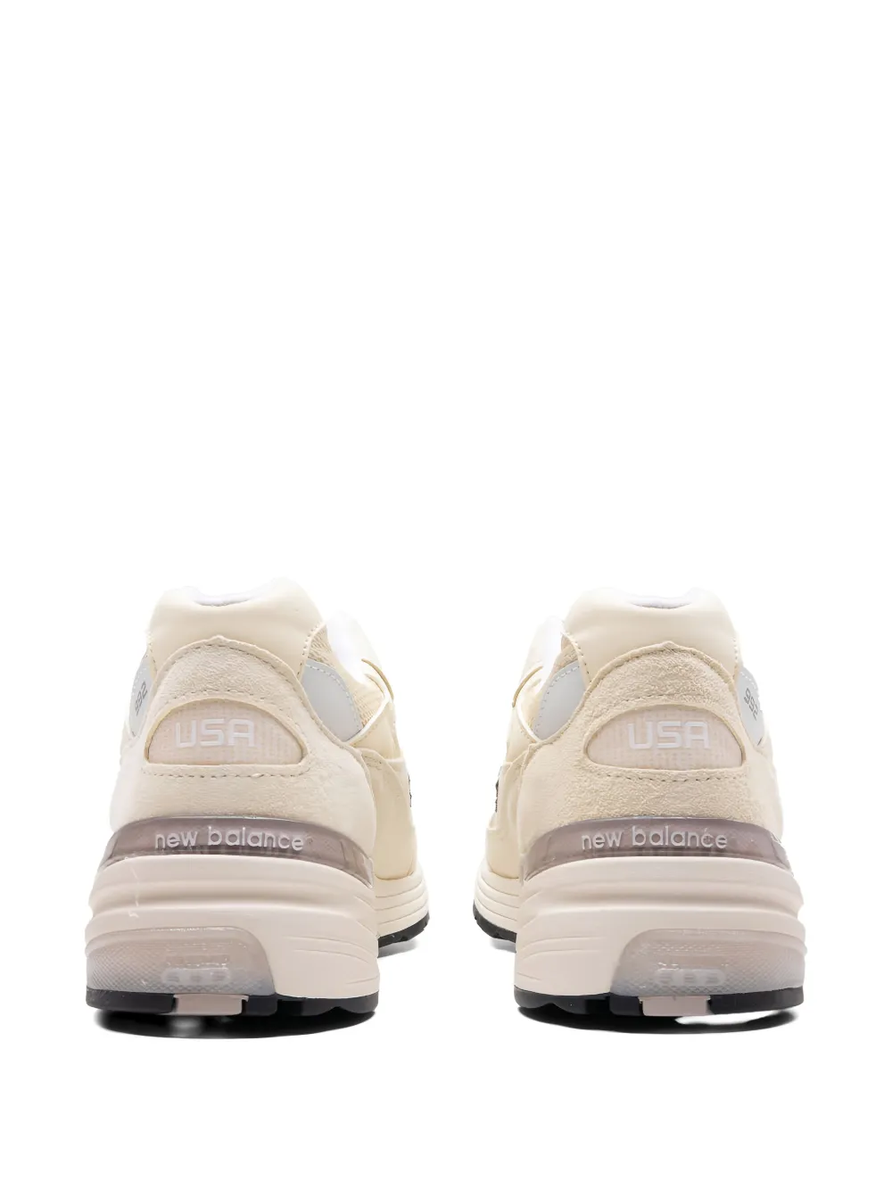 New Balance 992 "Made in USA Calcium Raw Cashew" sneakers Neutrals