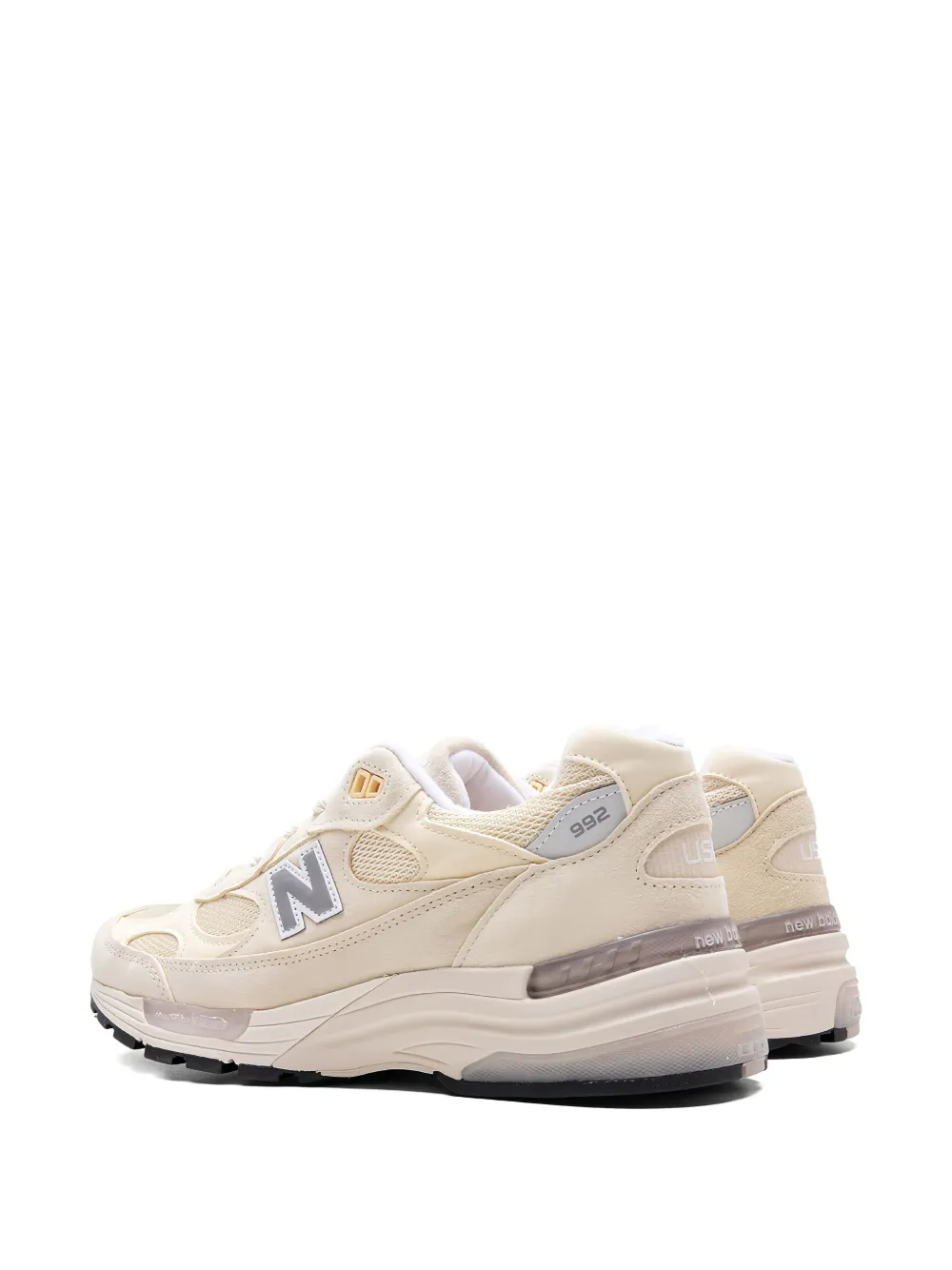 New Balance 992 "Made in USA Calcium Raw Cashew" sneakers Neutrals