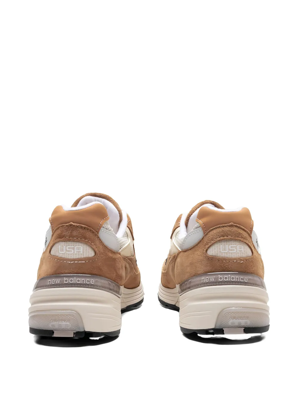 New Balance 992 "Made in USA Sweet Caramel Calcium" sneakers Brown
