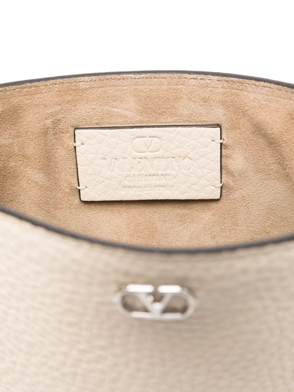 Valentino Garavani Crossbodytas met franje Beige