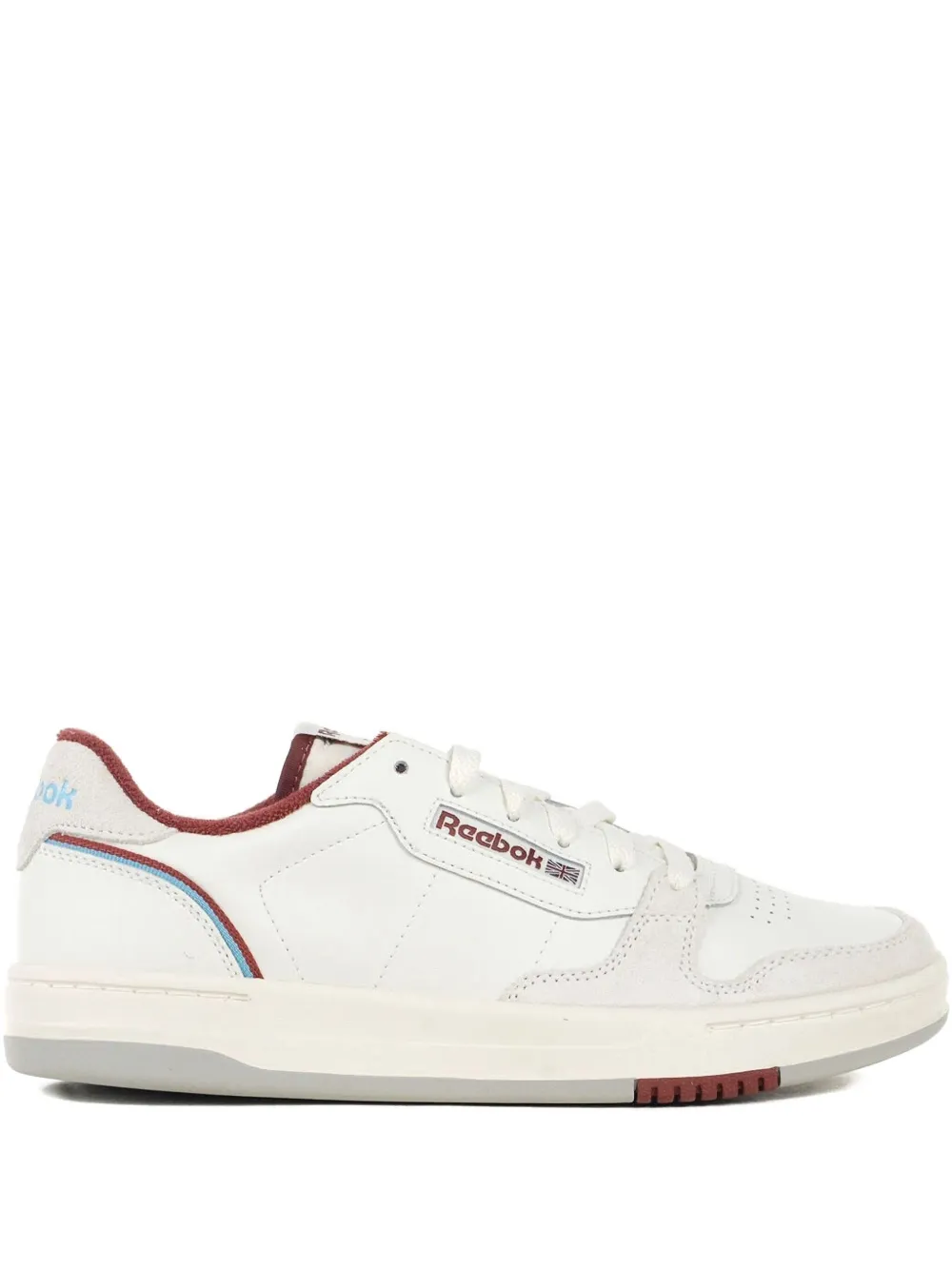 Reebok Phase Court "Chalk Rich Maroon" trainers White