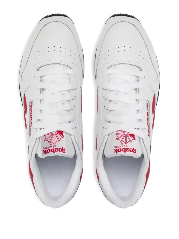 Reebok Classic Leather Sneakers Mens Size 10 Red White FX1317 Reebok Classic Leather  main image 3