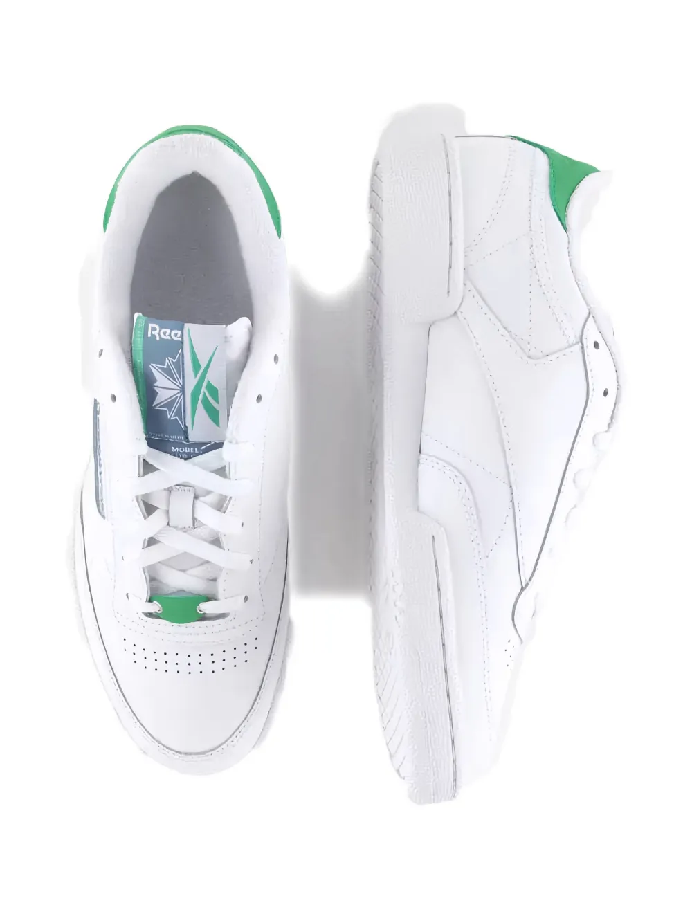 Reebok Club C 85 "White Sport Green Blue Slate" trainers