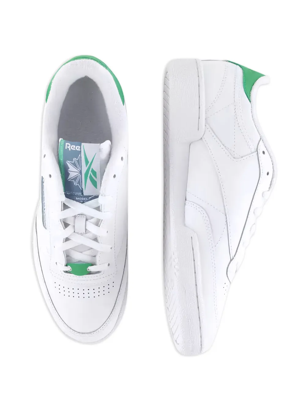 Reebok Club C 85 "White Sport Green Blue Slate" trainers