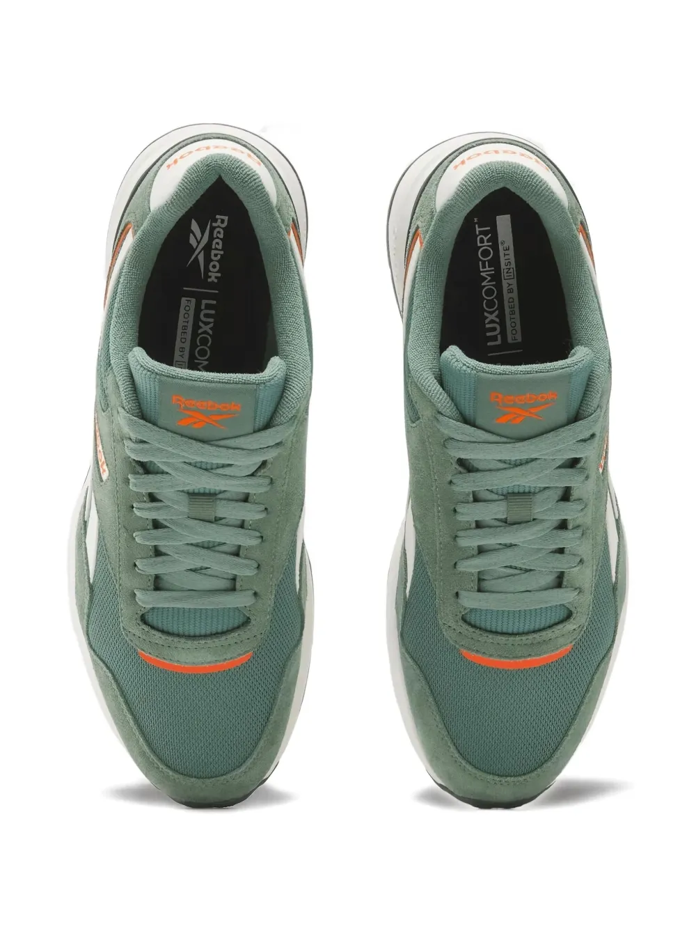 Reebok GL 1100 "Escape Green Pump Orange" sneakers