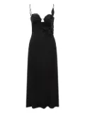 FARM Rio lace-embellished slip dress - Black