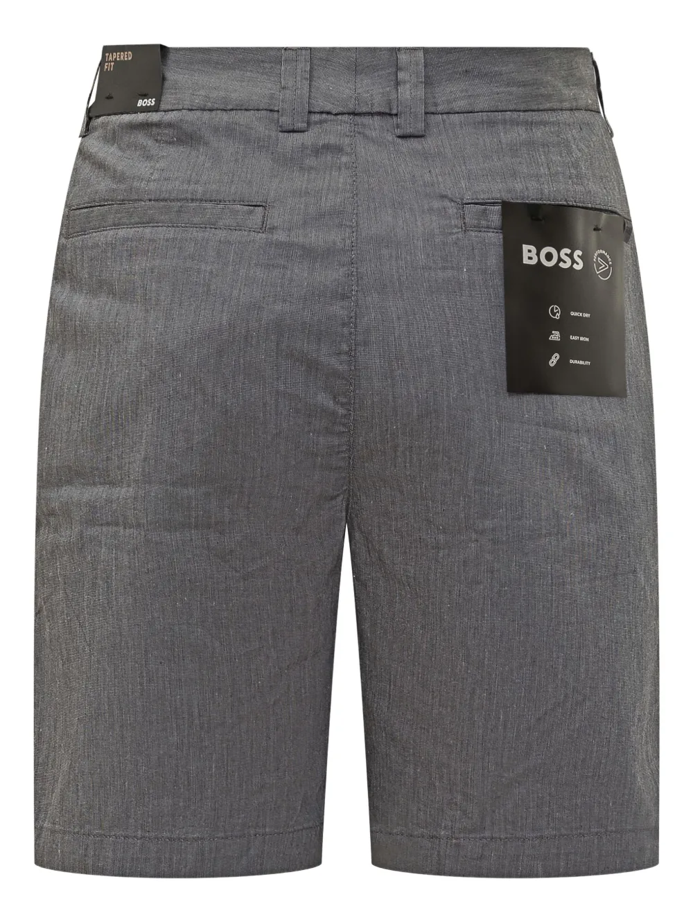 BOSS Perin getailleerde shorts Blauw