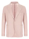 Barba peak-lapel single-breasted blazer - Pink