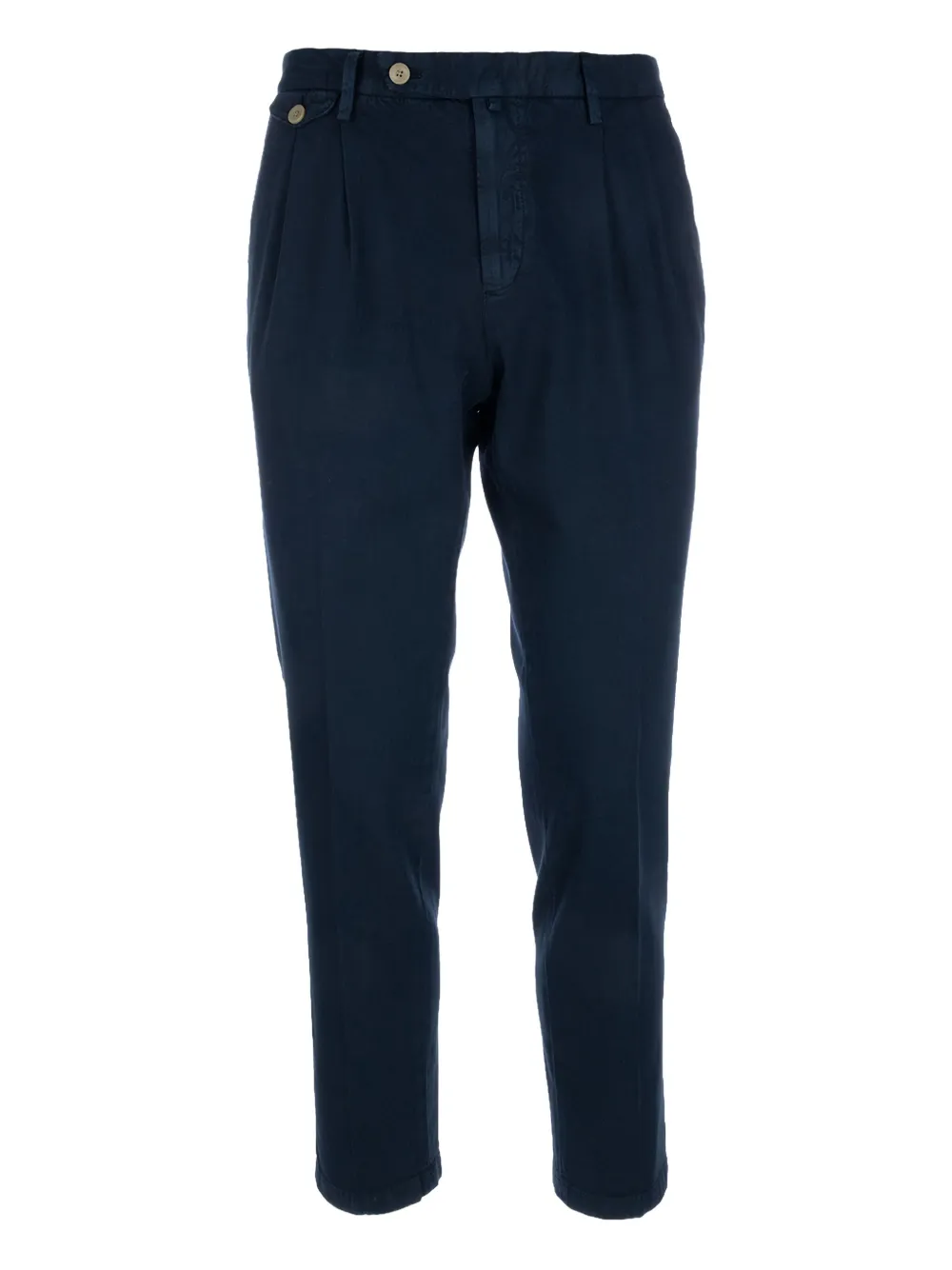 pleated-pocket trousers
