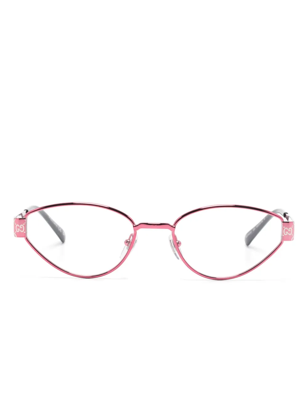 Gucci Eyewear Bril met ovaal montuur Roze