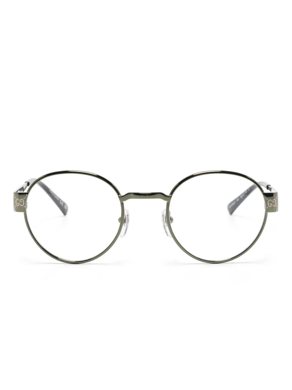 Gucci Eyewear round-frame glasses | Green | Image 1