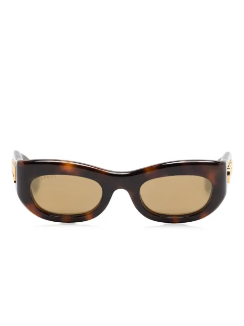 Gucci tortoiseshell-effect sunglasses