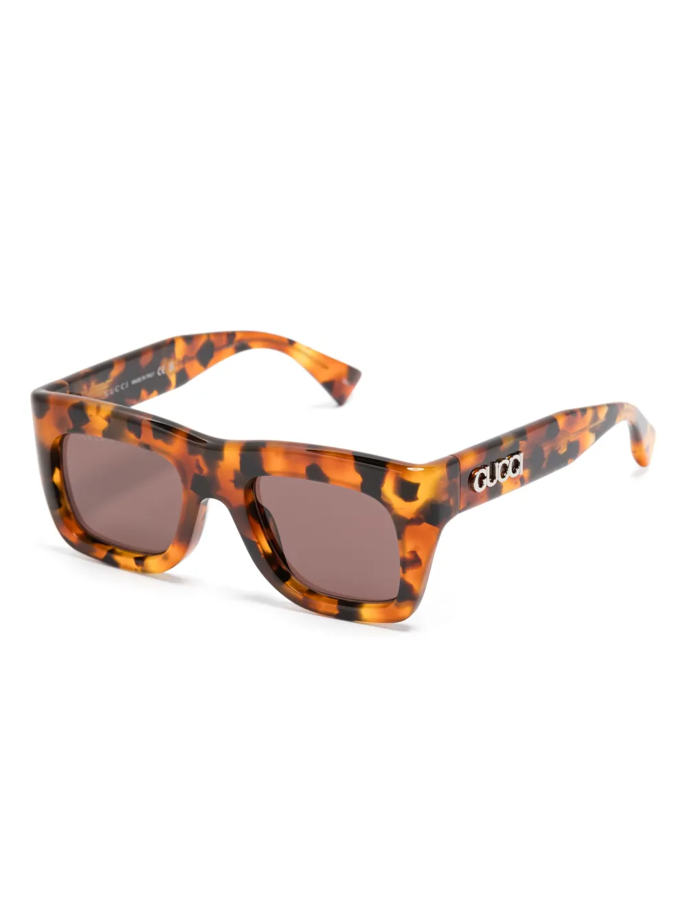 Gucci tortoiseshell-effect sunglasses | Men | Image 2
