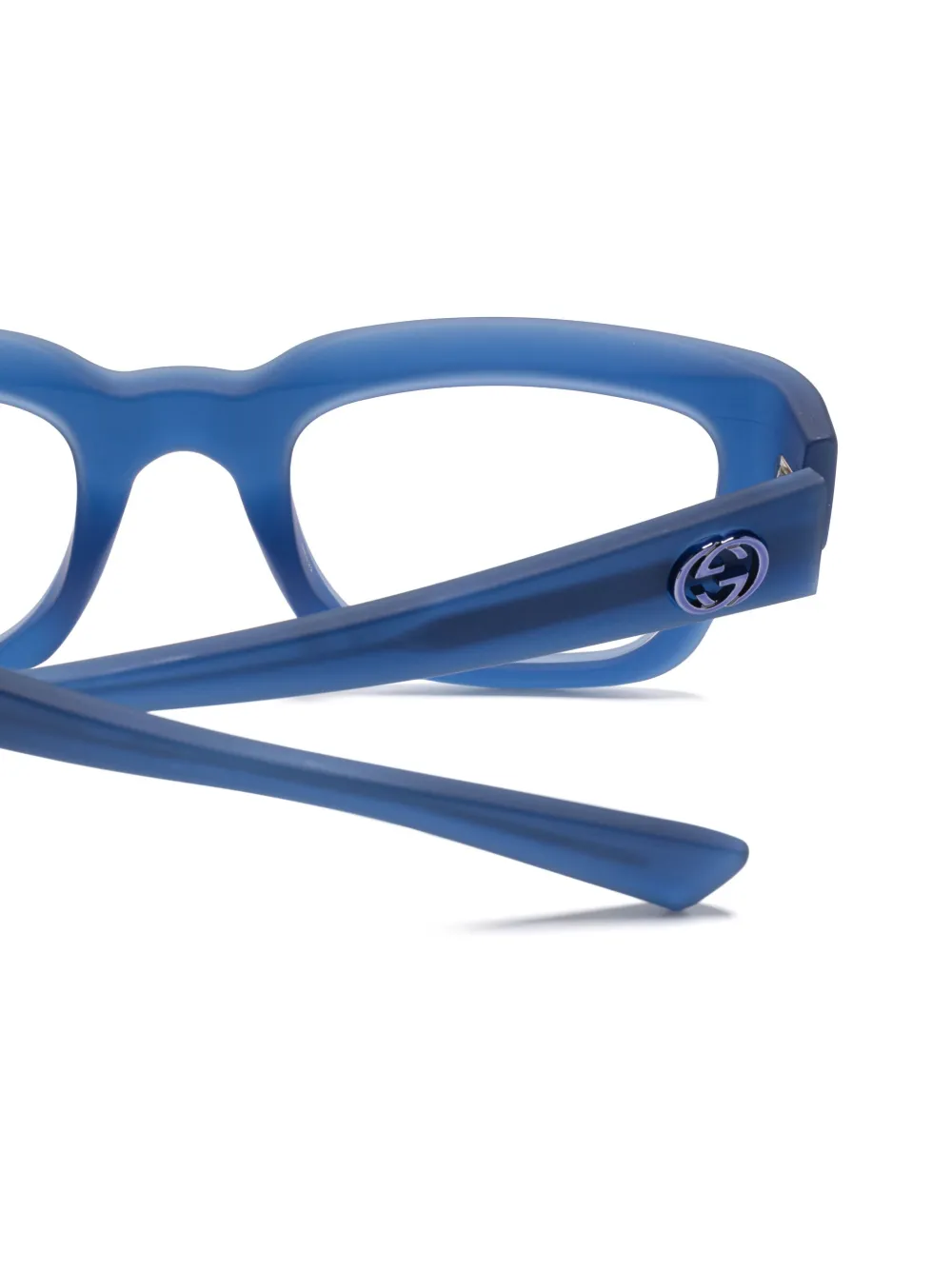 Gucci Eyewear Bril met vierkant montuur Blauw