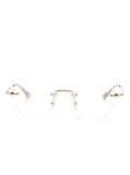 Montblanc round-frame glasses - Gold
