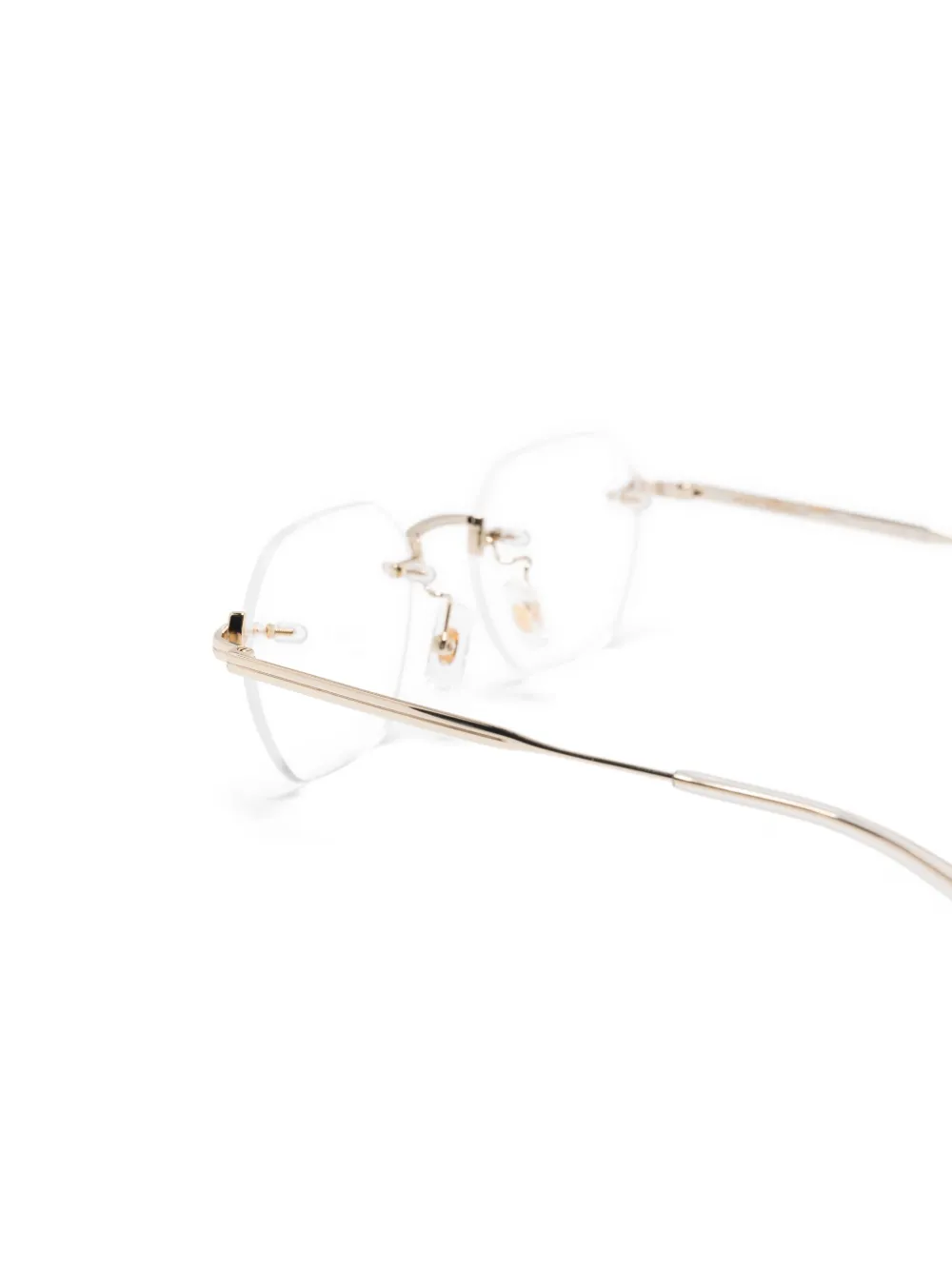 Montblanc Bril met rond montuur Goud