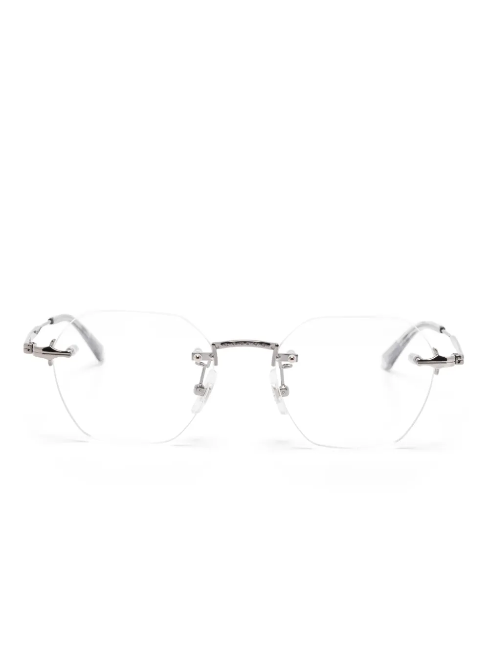 Montblanc round-frame glasses | Silver | Image 1
