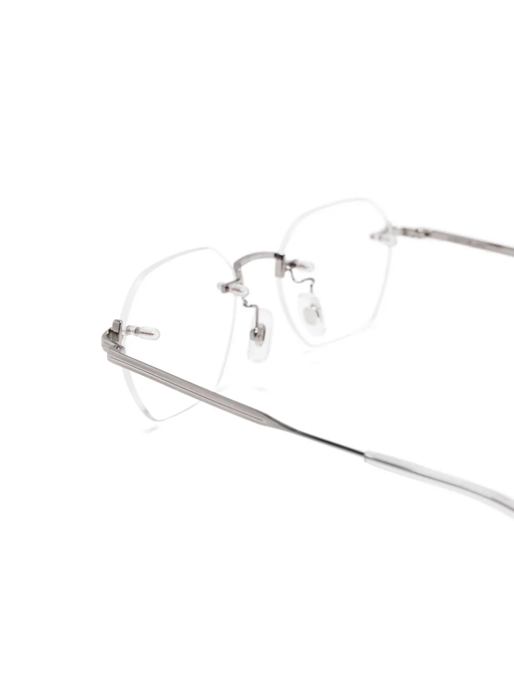 Montblanc Bril met rond montuur Zilver