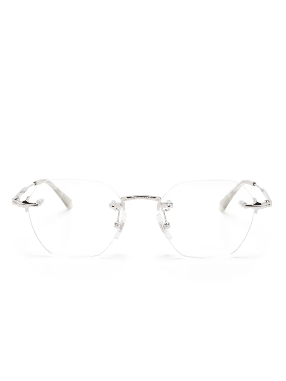 Montblanc round-frame glasses | Silver | Image 1